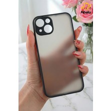 Fibaks Apple iPhone 13 Mini Mat Kamera Korumalı Renkli Tuşlu Sert Silikon Kılıf
