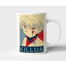 Killua Hunter x Hunter Anime Tasarım Kupa - Hediyelik Kupa - Baskılı Kupa