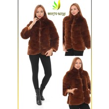 Suni Kürk Kadın Kaban