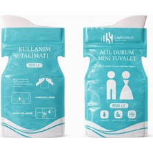 Araç Içi Mini Tuvalet Ihitiyaç Torbası Acil Durum  Çocuk Yetişkin 4lü Paket Laphrotech
