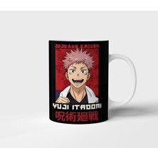 Itadori Yuji Jujutsu Kaisen Anime Tasarım Kupa - Hediyelik Kupa - Baskılı Kupa