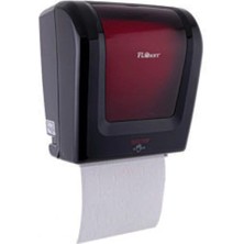 Flosoft Fotoselli Siyah Kağıt Havlu Verici