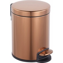 Hafele Comfy Pedallı Çöp Kutusu 5 Litre Paslanmaz Parlak Rose