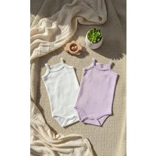 Luggi Baby Kız Bebek 2li Yazlık Nefes Alan Çıtçıtlı Body Zıbın