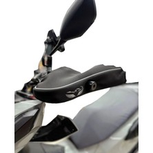 Ebakbak Motosiklet PCX vb Scooter Uyumlu Neopren Kumaş Elçik Üniversal El Rüzgar Koruma