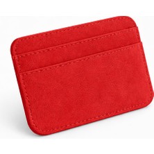 Uccello Süet Kartlık – Ince Yapı – Minimal Günlük Kullanım Cüzdan Kartlık