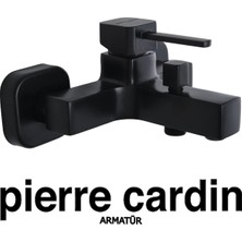 Pierre Cardin Milano Banyo Armatürü Siyah – Modern Su Tasarruflu Banyo Bataryası