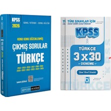 Pegem Akademi Yayıncılık Pegem 2026 Kpss Türkçe Çıkmış Sorular ve Deneme Seti 2 Kitap Pege