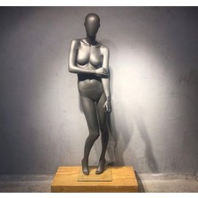 Md Vitrin Dekorasyon Modern ve Zarif Delüks Vitrin Mankeni Vizon Renk