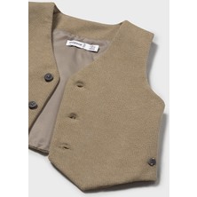 Mayoral Krem Erkek Bebek Yelek 2349