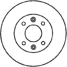 My 7701204282 - Ön Fren Aynası R9-R11-R19 Clıo I 91 Clıo Iı 98 Megane I 96 Twıngo 96 Clıo Symbol 00 Logan 06 Sandero 08 238×12 4 Delik
