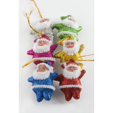 SHC4200 6 Adet Küçük Noel Baba Yılbaşı Ağaç Süsü