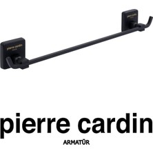 Pierre Cardin 50CM Roma Uzun Havluluk Siyah – Duvar Tipi Banyo Havluluk