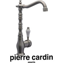 Pierre Cardin Rustik Kuğu Eviye Armatürü Inox