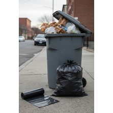 Endüstriyel Çöp Torbası Jumbo Boy | 500 gr Çöp Poşeti (110 Cm)