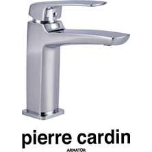 Pierre Cardin Zeno Krom Lavabo Armatürü – Şık Tasarımlı Lavabo Bataryası