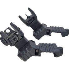 Dlg Tactical Polimer Yüksek Açılı Katlanır Gez Arpacık Seti (Offset)