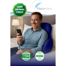 Viscomina Ortopedik Visco Bel Yastığı,bel Destek Minderi % 100 Visco Yeni Tasarım Bel Yastıgı 4 Renk
