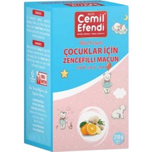 Cemil Efendi Çocuklar Için Zencefilli Macun 210 gr Bitkisel Karışımlı