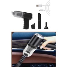 Starseven 120 W Şarjlı El Süpürgesi Çekme – Üfleme Özellikli Ev Araba Klavye Süpürgesi