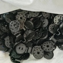 Go İthalat Gölgelik File Klipsi 100 Adet Gölgelik İp Geçirme Aparatı