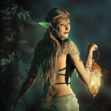 Go İthalat Karanlıkta Yanan Fosforlu Lateks Elf Kulağı 1 Çift 10X5 cm