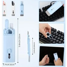 Go İthalat 7&amp;apos;si 1 Arada Çok Fonksiyonlu Klavye Temizleme Fırçası