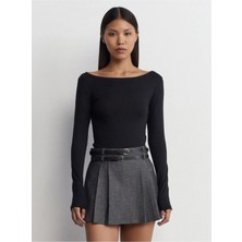 Nihanello Butik Kayık Yaka Body