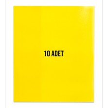 Noki Hazır Yapışkanlı Defter Kabı A4 Şeffaf 10'lu