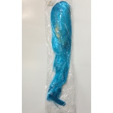 Go İthalat Açık Mavi Renk Uzun Düz Parti Peruğu