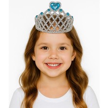 Starseven Kalpli Gümüş Renk Kraliçe Tacı Prenses Tacı