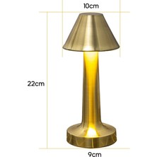 Go İthalat Mantar Lamba Dekoratif Masa Lambası USB Şarj Edilebilir Dokunma Kontrolü Göz Bakımı Sanatsal Komidin Yatak Odası için Işık Oturma Odası Çalışma Odası Restoran (5381)