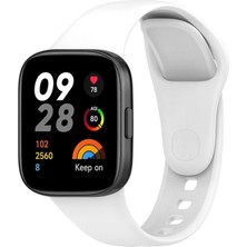 Starseven Redmi Watch 3 Klasik Kordon - Beyaz