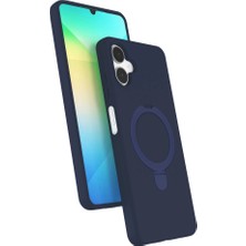 Starseven Galaxy A06 Regal Magsafe Standlı Kapak - Lacivert