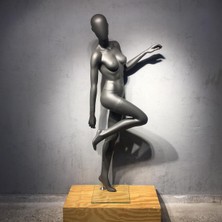 Md Vitrin Dekorasyon Modern ve Zarif Delüks Vitrin Mankeni Vizon Renk