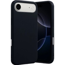 Starseven Iphone 17 Air Nano Içi Kadife Silikon - Siyah