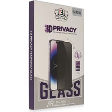 Starseven Iphone 15 Bilvis 3D Hayalet Cam Ekran Koruyucu