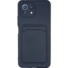 Starseven Mi 11 Kılıf Kelvin Kartvizitli Silikon - Lacivert