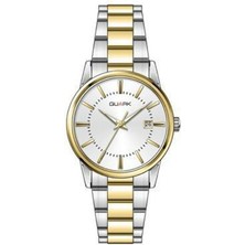 Quark QL-X1303SG-7A Çelik Kasa Çelik Kordon Takvimli Kadın Kol Saati