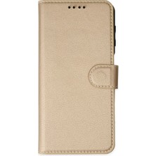 Starseven Iphone 14 Kılıf S Kapaklı Kılıf - Gold