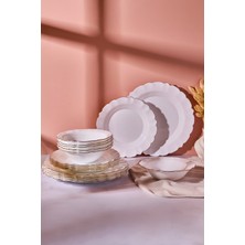 Perotti Sunflower Opal 18 Parça 6 Kişilik Yemek Takımı