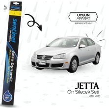 Volkswagen Jetta Silecek Seti Sentinel 600MM-475MM