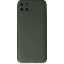 Starseven C11 Kılıf Nano Içi Kadife Silikon - Koyu Yeşil