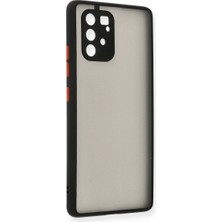 Starseven Galaxy A91 / S10 Lite Kılıf Montreal Silikon Kapak - Siyah