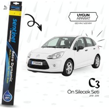 Cıtroen C3 Silecek Seti Sentinel 650MM-400MM