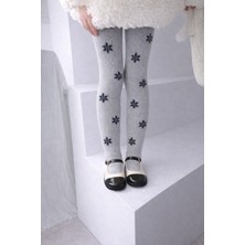 Gigi Giyim Geometrik Desenli Kız Termal Külotlu Çorap