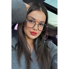 Sage Gold Detaylı  Mavi Işık Korumalı Gözlük Blue Block / Ren Eyewear