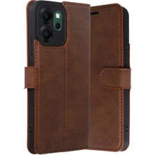 Starseven Reno 14F S Kapaklı Kılıf - Taba