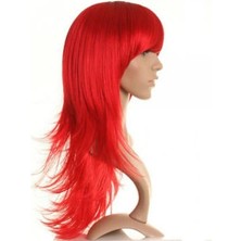 Starseven Uzun Peruk Saç Kırmızı