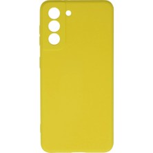 Starseven Galaxy S21 Kılıf Nano Içi Kadife Silikon - Sarı